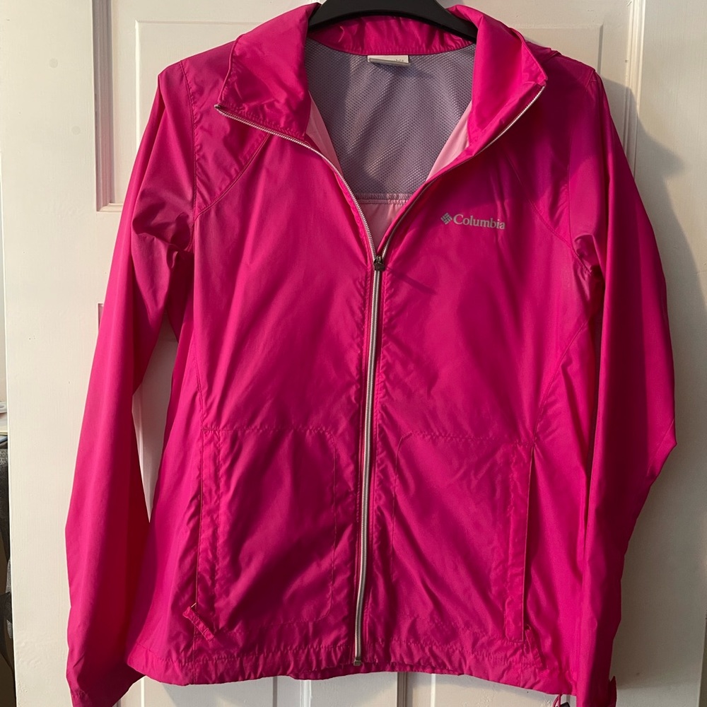 Pink Columbia Windbreaker